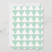 Sip and Seeベビーシャワー招待状、ボーイマンダラ 招待状 (裏面)