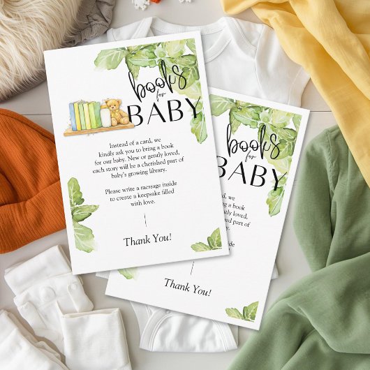 Sip and See Books For Baby Card ノートカード