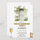 Sip and See Housewarming Invitation 招待状 (正面/裏面)