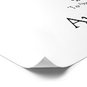 Sip and See Welcome Sign ポスター (角)