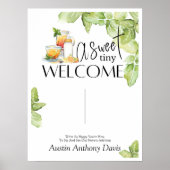 Sip and See Welcome Sign ポスター (正面)