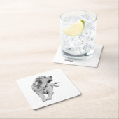 Sip Break, Steady Friend スクエアペーパーコースター (インサイチュ)