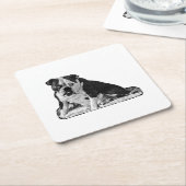 Sip Break, Tiny Spark スクエアペーパーコースター (アングル)