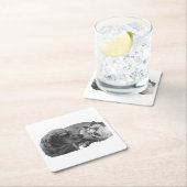 Sip Break with Pals スクエアペーパーコースター (インサイチュ)