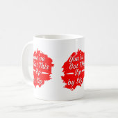 Sip by Sip Motivation コーヒーマグカップ (正面左)