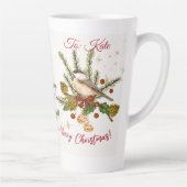 Sip & Cherish: Your "Postcard" Christmas Mug;  カフェラテマグ (右)