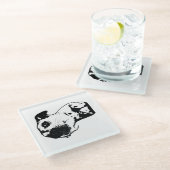 Sip、Do notストレス ガラスコースター (アングル)