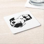 Sip、Do notストレス スクエアペーパーコースター (アングル)