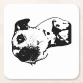 Sip、Do notストレス スクエアペーパーコースター (正面)