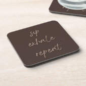 Sip Exhale Repeat Waiting to Exhale コースターセット コースター (左側)