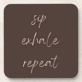 Sip Exhale Repeat Waiting to Exhale コースターセット コースター