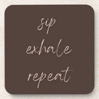 Sip Exhale Repeat Waiting to Exhale コースターセット コースター