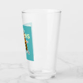 "Sip Happens" お茶目で陽気なビアグラス タンブラーグラス (左)