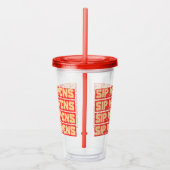 SIP HAPPENS  アクリルタンブラー (右)