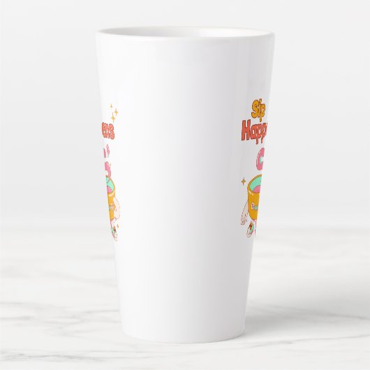 Sip Happens Humor Latte Mug カフェラテマグ (正面)