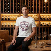 Sip Happens Just Wine About It Funny Wine Pun Tシャツ