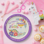 Sip Happens! Let's FIESTA オーダーメイド ペーパープレート (パーティー)