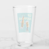 "Sip Happens" quirky and light-hearted Beer Glass タンブラーグラス (裏面)