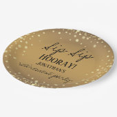 SIP Hoorayの退職おめでとうございます ペーパープレート (アングル)