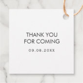 Sip Hoorayラベル、結婚のギフトラベル、Kraft フェイバータグ (裏面)