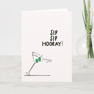 Sip Hooray!カード カード