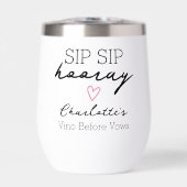 Sip Hooray Bachelorette名パーソナライズ (正面)