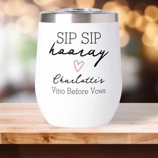 Sip Hooray Bachelorette名パーソナライズ