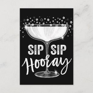 SIP HOORAY***SIP HOORAY**の時間の祝招待状 招待状