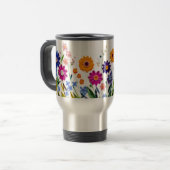 Sip in開花-フローラファンタジーマグカップ☕💐 トラベルマグ (正面左)
