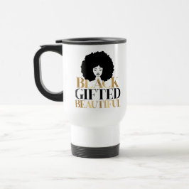 Sip in Style – Celebrate Black Gifted and Beautifu トラベルマグ