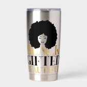Sip in Style – Celebrate Black Gifted and Beautifu 保温保冷タンブラー (正面)