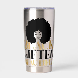 Sip in Style – Celebrate Black Gifted and Beautifu 保温保冷タンブラー