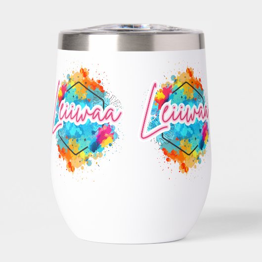 Sip in Style with LEIIWAA 💙🌺 (正面)