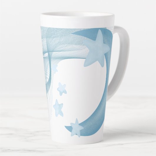 Sip in Style with This Customizable Latte Mug! カフェラテマグ (右アングル)