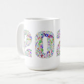 Sip Into 2026: Countdown Mug コーヒーマグカップ (正面左)