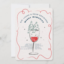 SIP, LAUGH & POUR DECISIONS クリスマスパーティー
