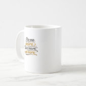Sip Me More 楽しいコーヒー愛好家のタイポグラフィーデザイン コーヒーマグカップ (正面左)