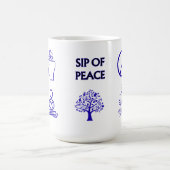 SIP OF PEACE, CLEAR YOUR MIND CERAMIC 15OZ MUG コーヒーマグカップ (中央)