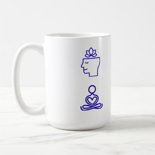  SIP OF PEACE, CLEAR YOUR MIND CERAMIC 15OZ MUG コーヒーマグカップ (左)