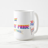 SIP OF PRIDE, ACCEPTANCE LGBTQ+ 15OZ. CERAMIC MUG コーヒーマグカップ (正面右)