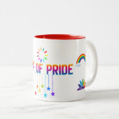 SIP OF PRIDE, LGBTQ+ 11OZ TWO-TONE CERAMIC MUG ツートーンマグカップ (正面右)