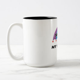 SIP OF PRIDE MY SAFE PLACE, LGBTQ CERAMIC MUG ツートーンマグカップ
