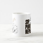 sip、purr、repeat.w コーヒーマグカップ (中央)