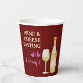 Sip & Savorワイン&チーズパーティーカップ 紙コップ (正面)