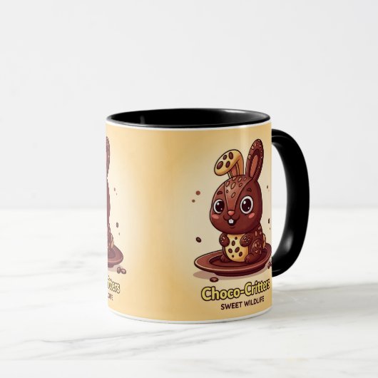 "Sip & Savor: Chocolate Bliss Mug" マグカップ (正面右)