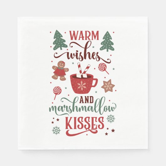 Sip & Savor the Season's Sweetness スタンダードランチョンナプキン (正面)