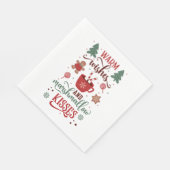 Sip & Savor the Season's Sweetness スタンダードランチョンナプキン (角)