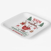 Sip & Savor the Season's Sweetness ペーパープレート (傾斜あり)