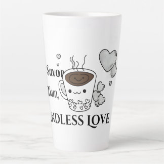 Sip Savour Love Mom Latte Mug カフェラテマグ