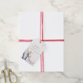 Sip & Seeエレガント Champagneボトルベビーシャワー ギフトタグ (より糸付き)